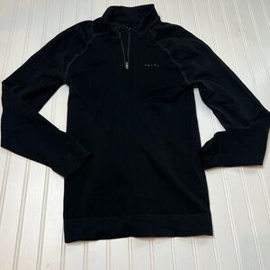 Falke Ergonomic Sport System Shirt Long Sleeve Large 1/4 Zip Black. 567